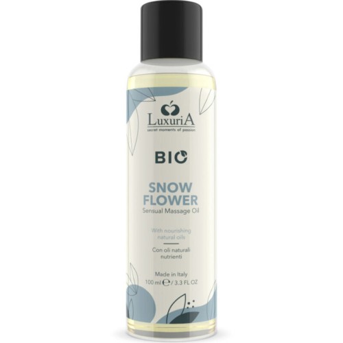 Aceite Masaje Snow Flower Bio para una Hidratación Lujosa