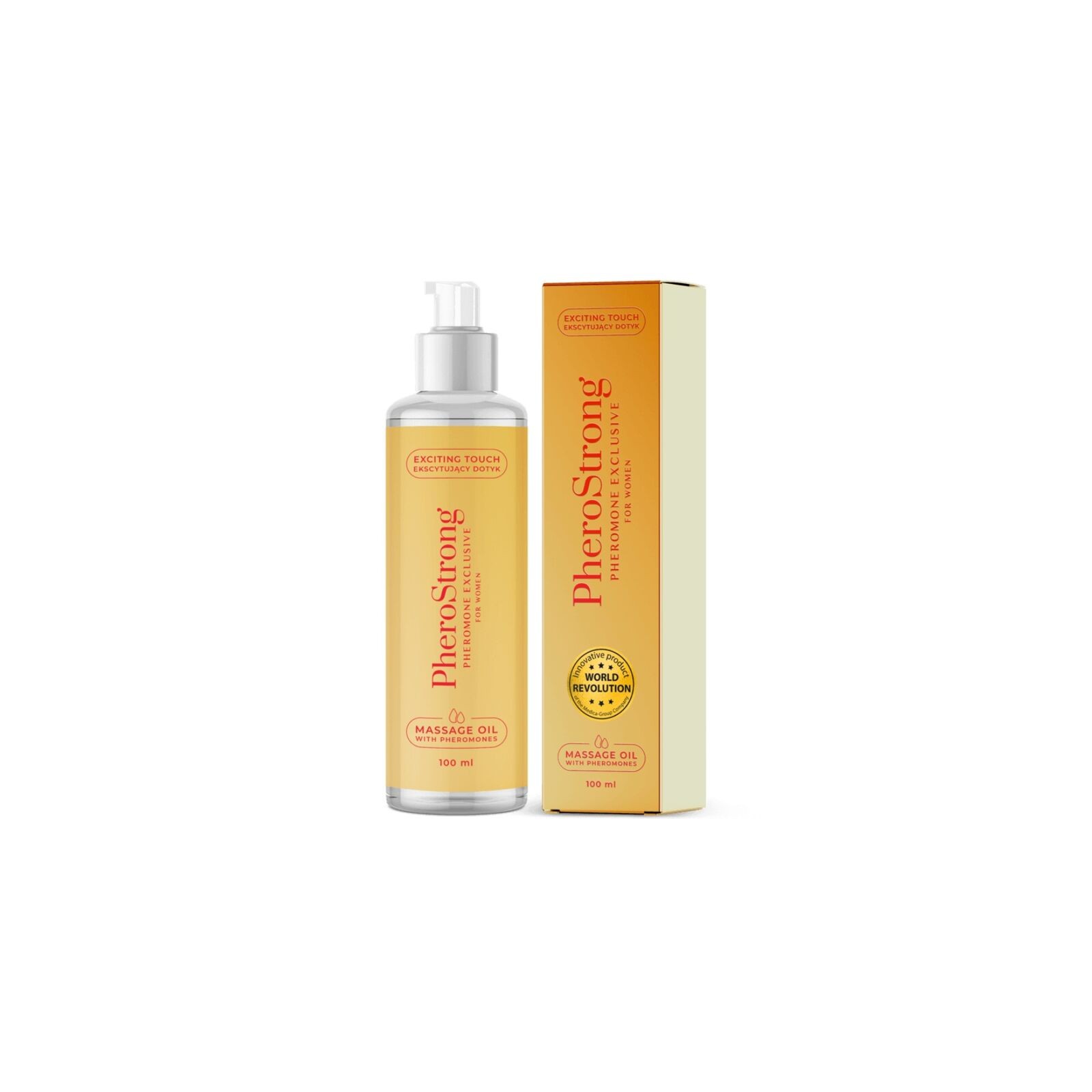 Exclusive Women's Massage Oil with Pheromones - PheroStrong