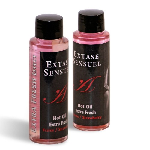 Extra Fresh Massage Oil Strawberry 100 Ml