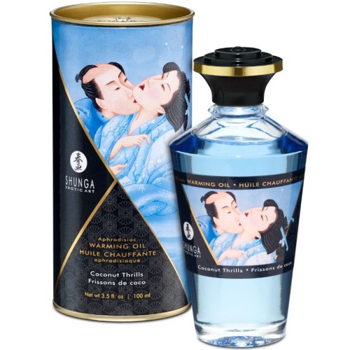 Shunga Coconut Flavor Massage Oil for Sensual Pleasure