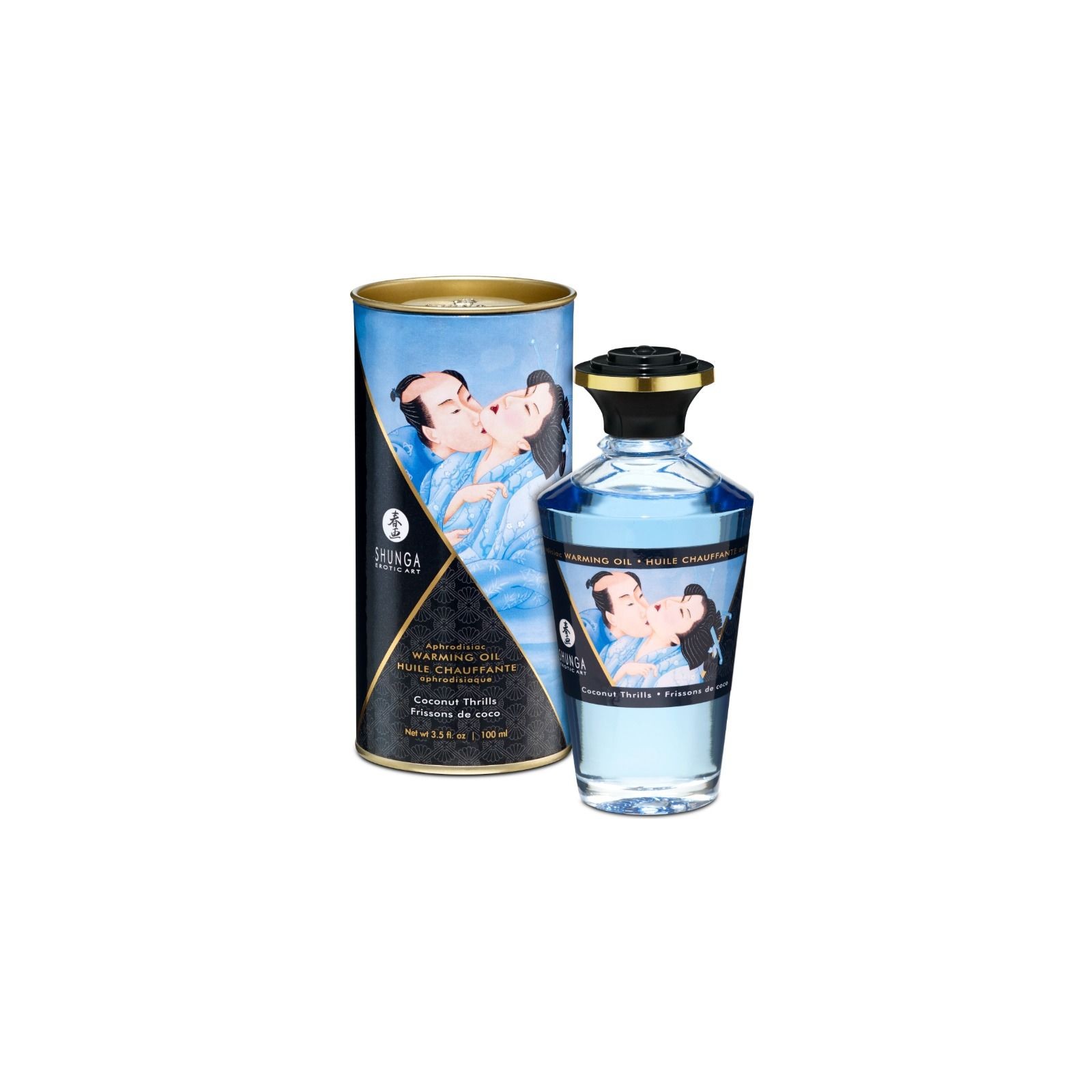 Shunga Coconut Flavor Massage Oil for Sensual Pleasure