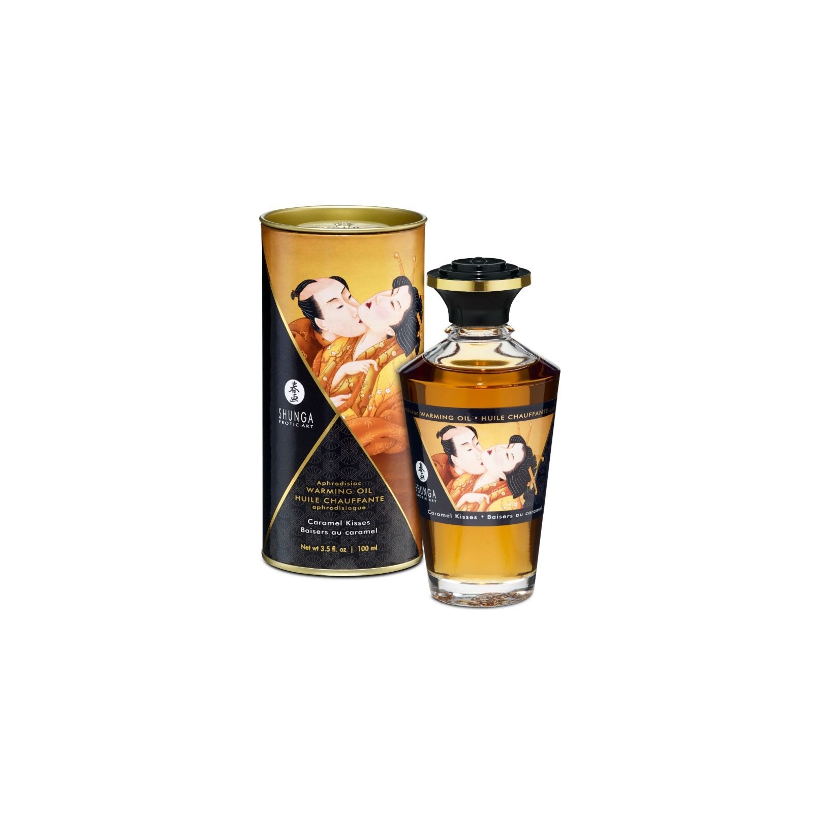 Shunga Caramel Flavor Massage Oil for Sensual Moments