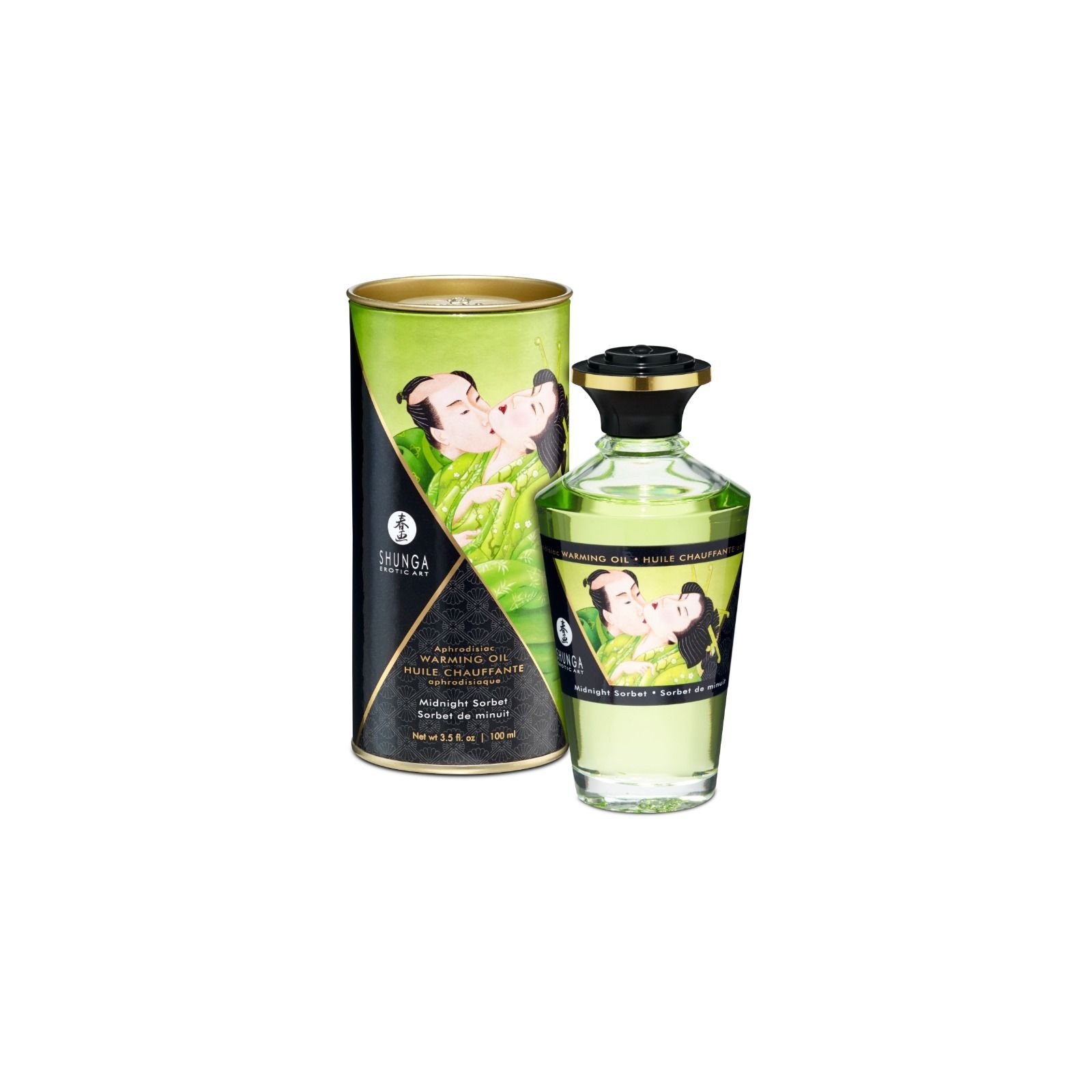 Shunga Midnight Sorbet Massage Oil 100ml