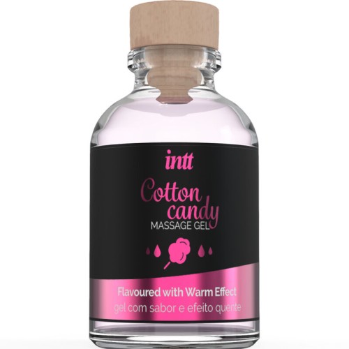 Intt Cotton Candy Flavored Massage Gel Warming Effect