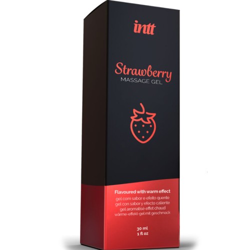 Strawberry Massage Gel with Warming Effect