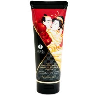 Shunga Strawberry & Cava Massage Cream 200ml - Sensual Experience