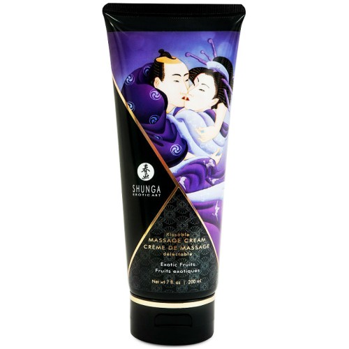 Shunga Crema de Masaje Frutas Exóticas 200ml - Placer Sensual