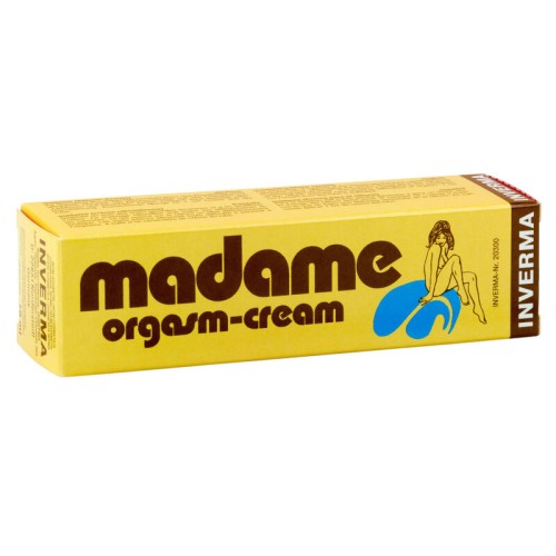 Crema Orgásmica Madame Para Sensibilidad Clitoridiana