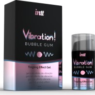 Intt Gel Estimulante Vibrador Liquido Chicle 15ml