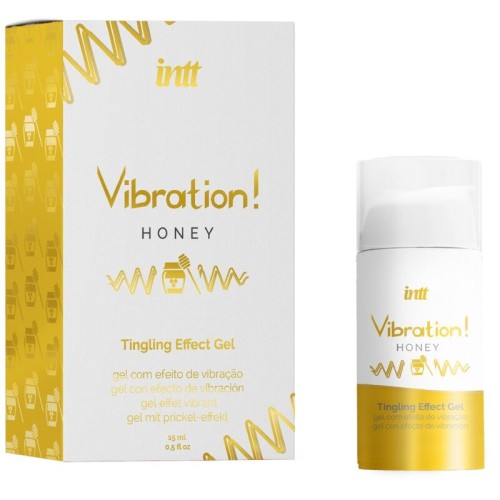 Intt Powerful Intimate Gel Vibrator Liquid Honey 15 ml