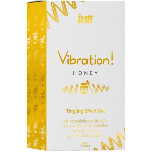 Intt Powerful Intimate Gel Vibrator Liquid Honey 15 ml