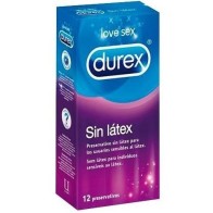 Durex Preservativos Sin Látex - Pack de 12 para Seguridad y Comodidad