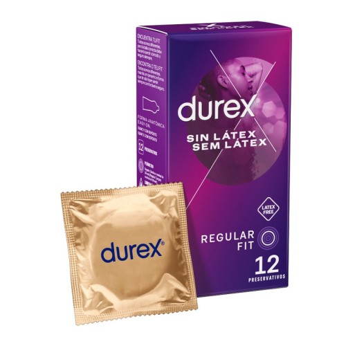 Durex Preservativos Sin Látex - Pack de 12 para Seguridad y Comodidad