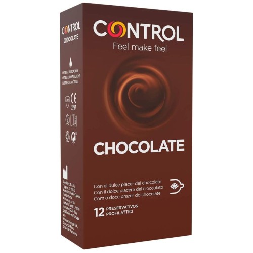 Control Chocolate Flavored Condoms 12 Pack