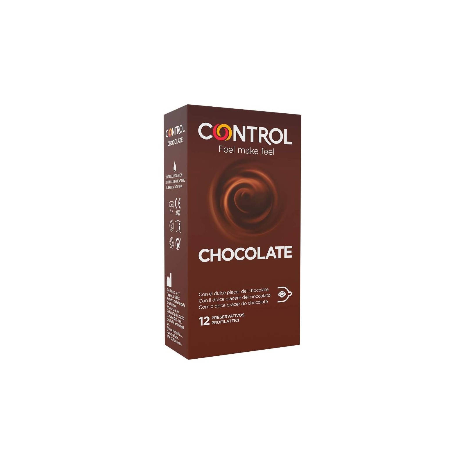 Control Chocolate Flavored Condoms 12 Pack