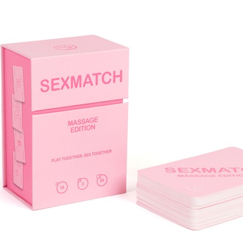 Secretplay - Juego de Cartas Sexmatch Massage Edition