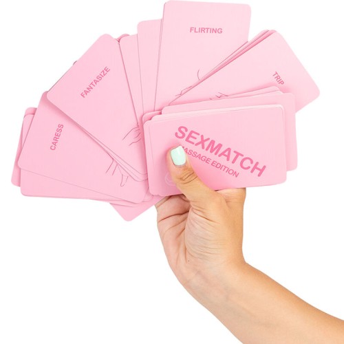 Secretplay - Juego de Cartas Sexmatch Massage Edition