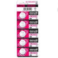 Lithium CR2032 Button Battery 3V - 5-Pack