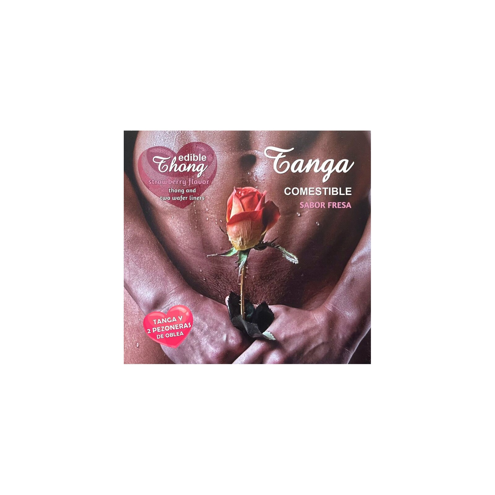 Candy Tanga + 2 Strawberry Nipple Pasties for Fun