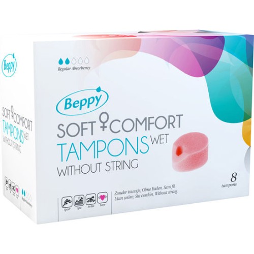 Lubricated Tampons 8 Units - Comfort and Discretion