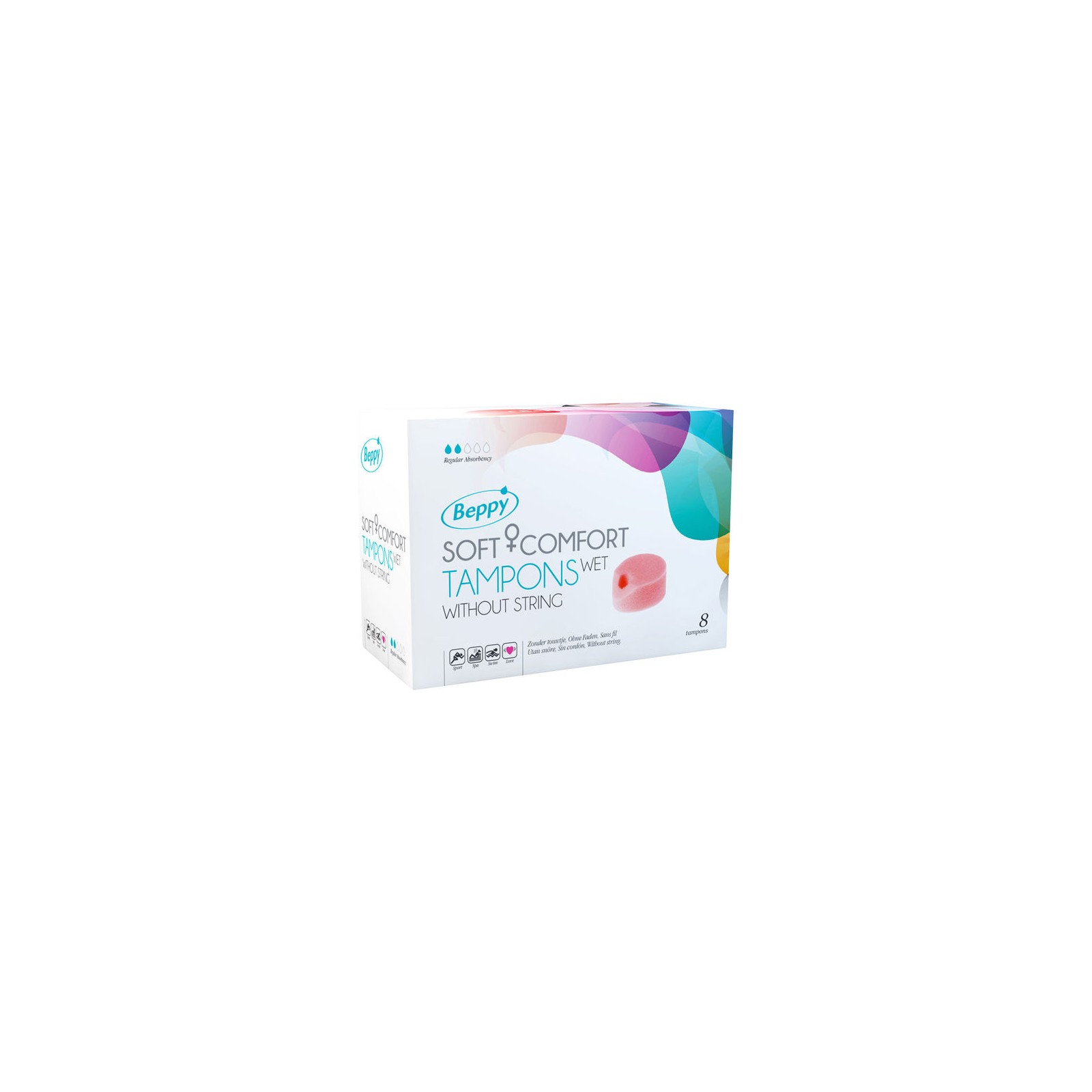 Lubricated Tampons 8 Units - Comfort and Discretion