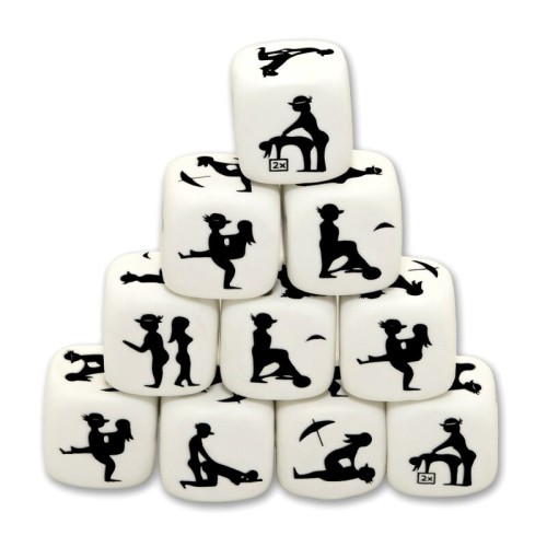 White Position Dice Game - Spice Up Your Nights