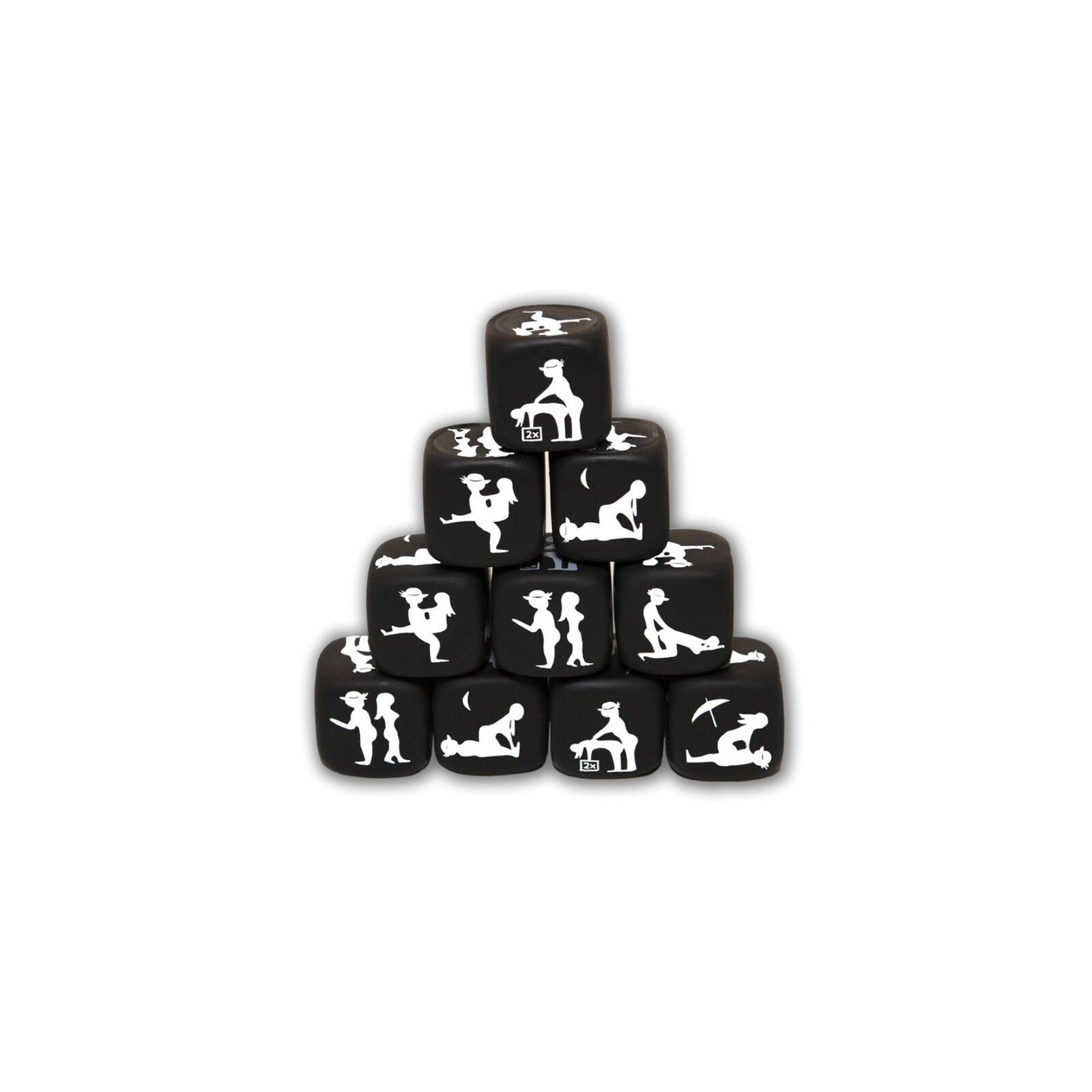 Black Posture Dice - Fun and Spicy Game