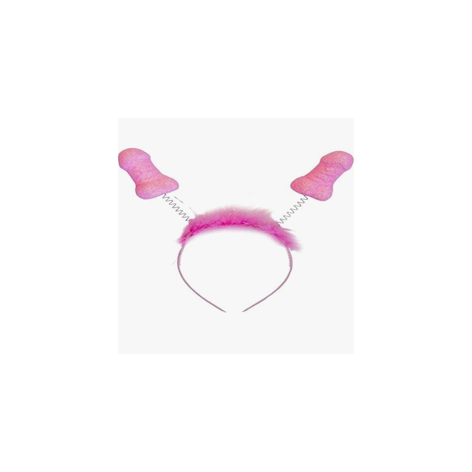 6 Uds Glitter Pink Dick Antennas