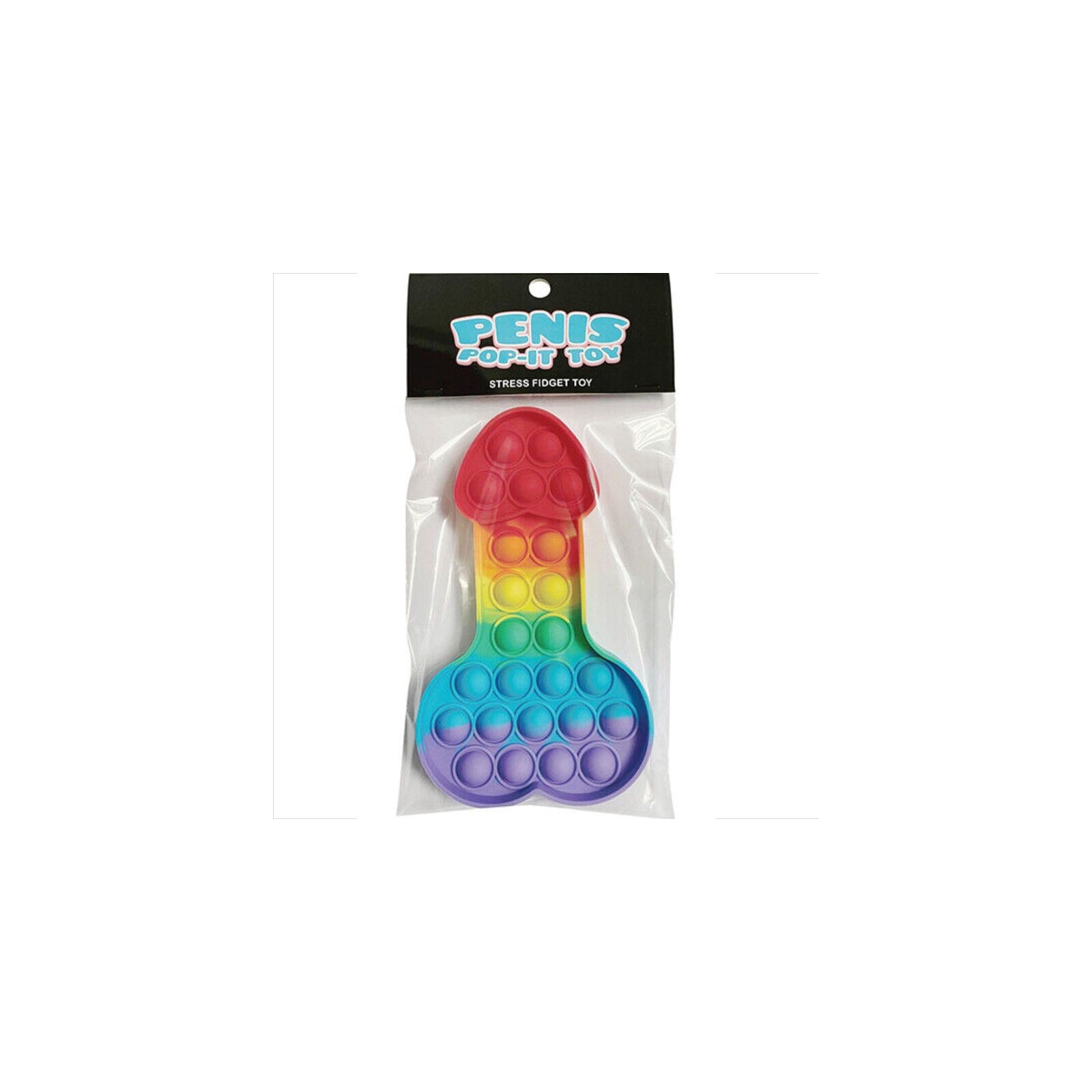 Juguete Antiestres Penis Pop-it Multicolor