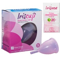 IrisCup Small Pink Menstrual Cup for Eco-friendly Periods