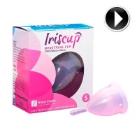 IrisCup Small Pink Menstrual Cup for Eco-friendly Periods