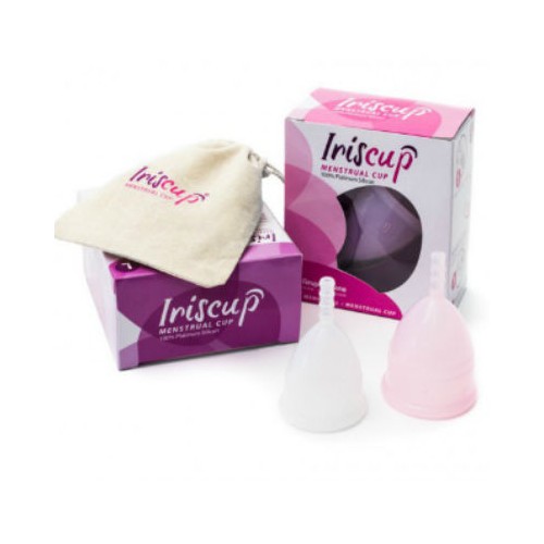 IrisCup Small Pink Menstrual Cup for Eco-friendly Periods