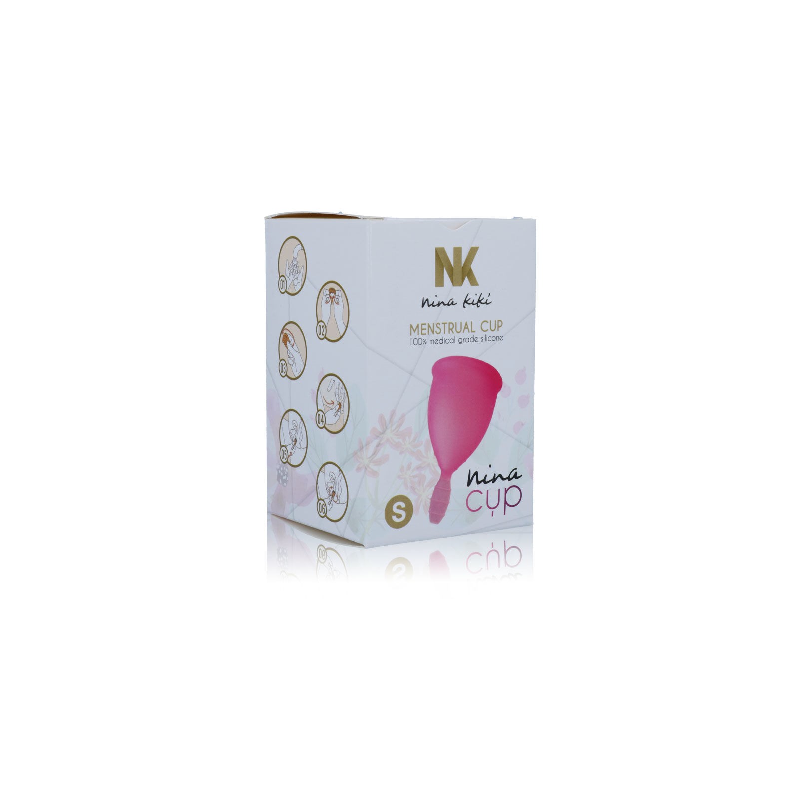 NinaCup Copa Menstrual Rosa Talla S