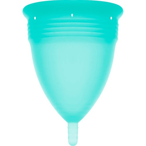 Aquamarine FDA Silicone Menstrual Cup - Size L