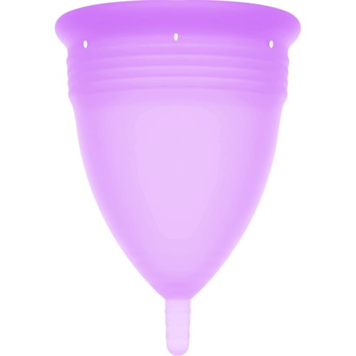 Copa Menstrual Stercup FDA Silicona Lila Talla L