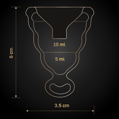 Gcup Copa Menstrual con Válvula de Retención Única