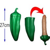 Green Pepper with Penis Surprise