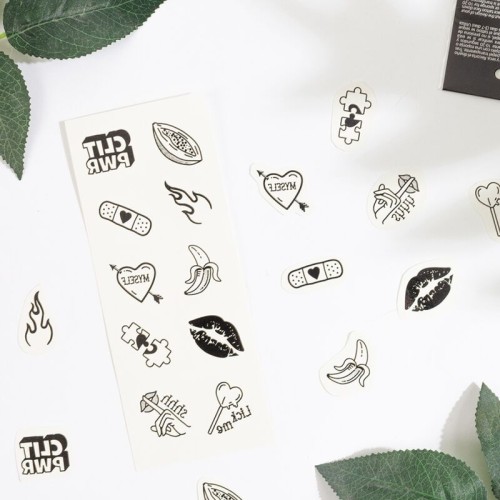 Set of 10 Temporary Tattoos for Fun Events