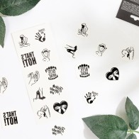 Secret Play - Kinky Temporary Tattoos Set for Bold Temptation