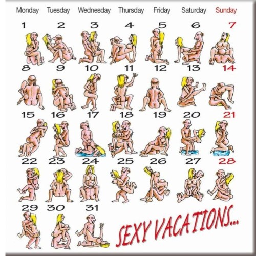 Kamasutra Magnet Calendar