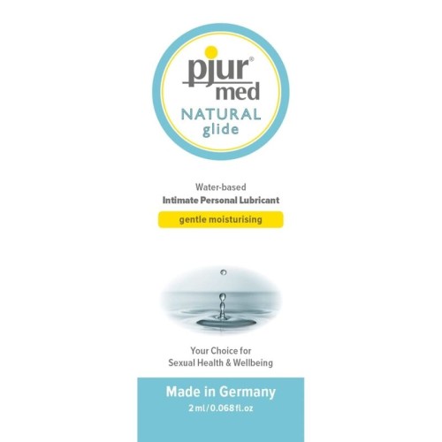 Pjur Med Natural Water-Based Lubricant 2ml - Moisturizing & Safe