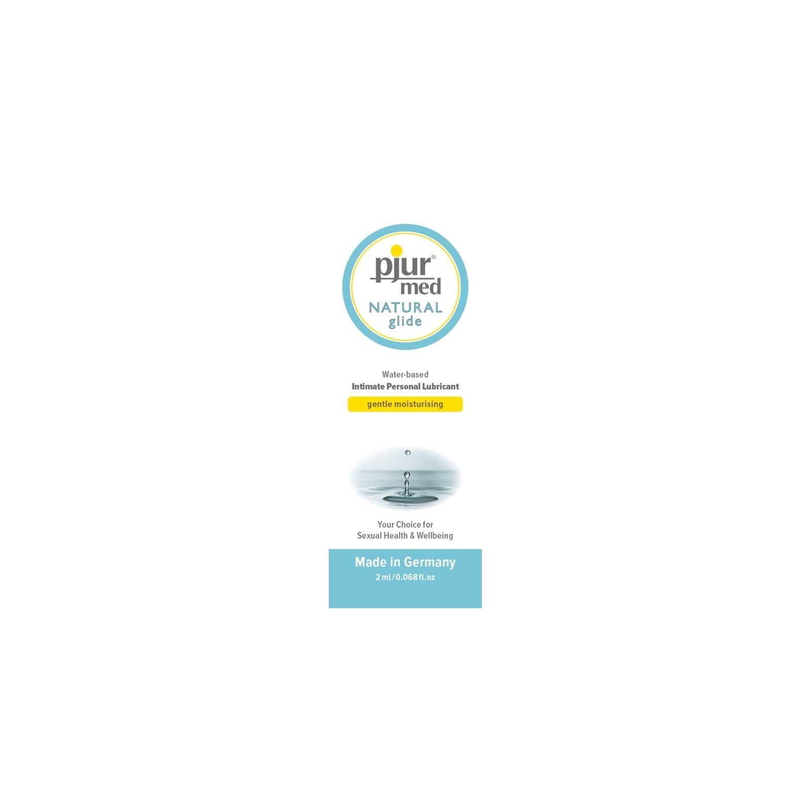 Pjur Med Natural Water-Based Lubricant 2ml - Moisturizing & Safe