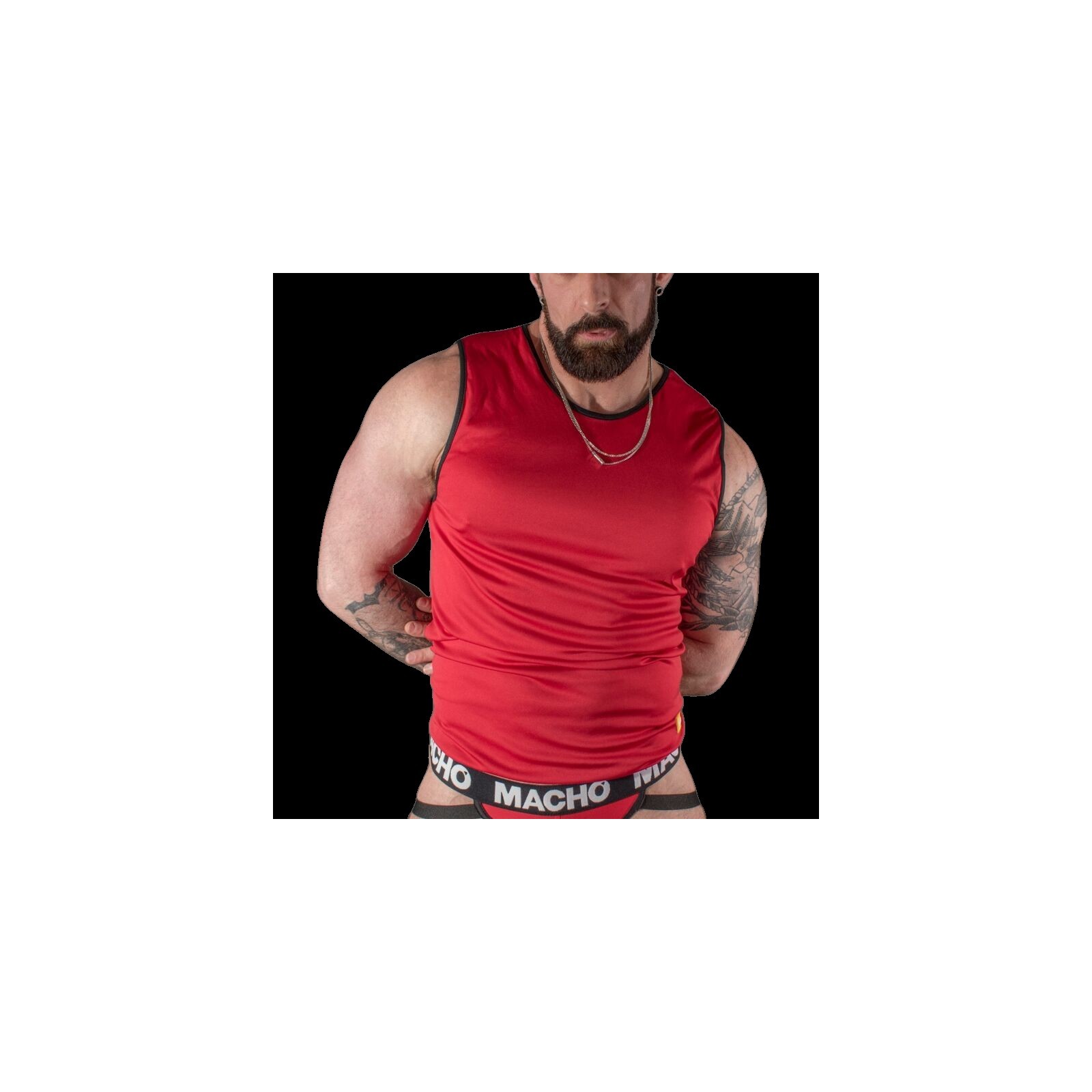 Macho - Camiseta Roja L/XL