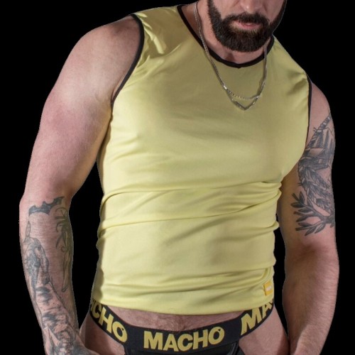 Buy Macho Yellow Sports Tank Top Online