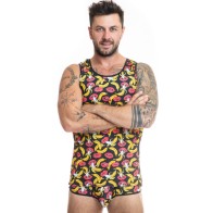 Anais Men Banana Print Tank Top S - Fashionable and Comfortable