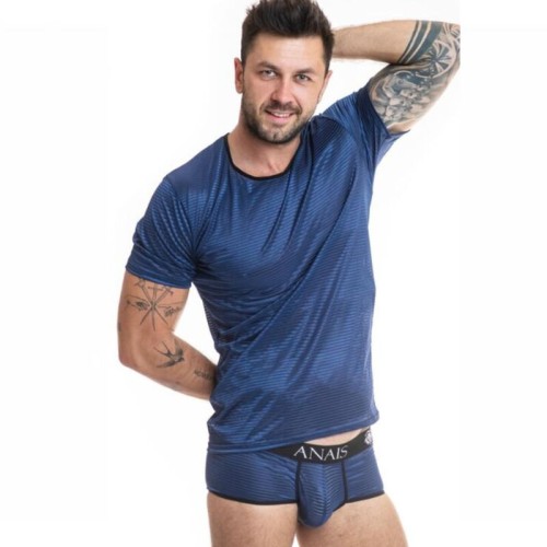 Anais Men - Camiseta Naval Negra Azul