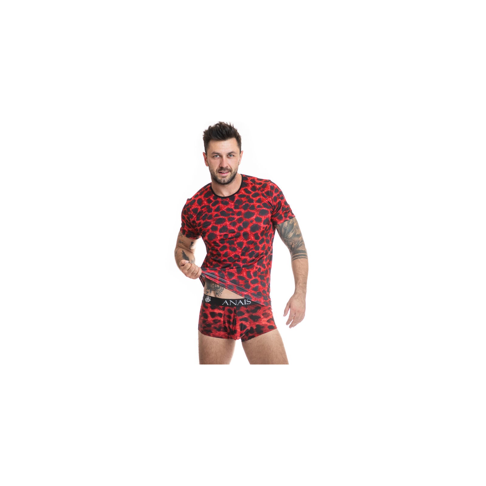 Anais Men - Camiseta Clásica Savage - Masculinidad Elegante