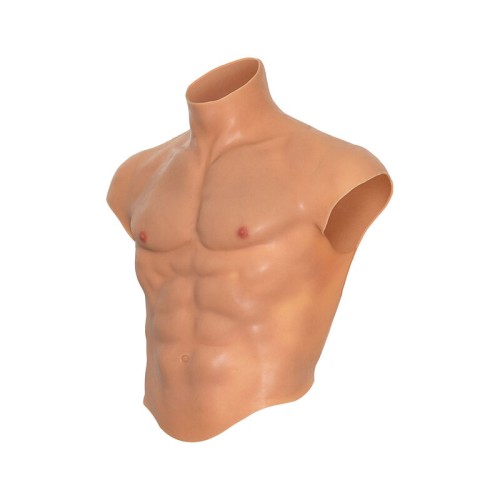 Alter Ego Male Torso Shirt with Abs - Unique Cross-Dressing Accessory