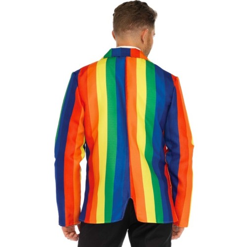 Leg Avenue Rainbow Blazer and Tie for Fun Celebrations