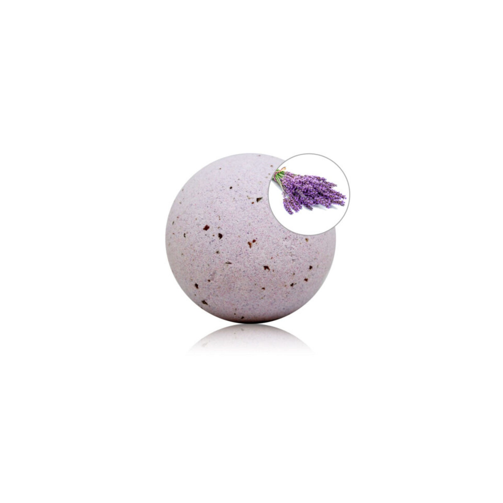 Bath Bomb Lavender and Rose Petals